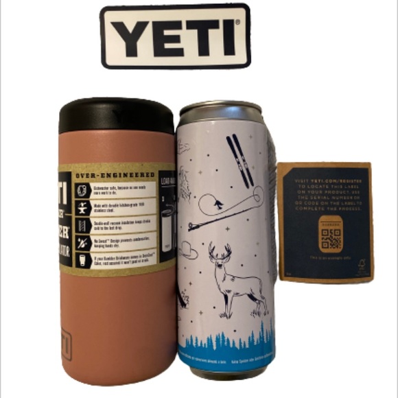 ❤️ New Yeti Rambler Colster Slim Can Insulator Sandstone Pink NWT - Picture 11 of 14